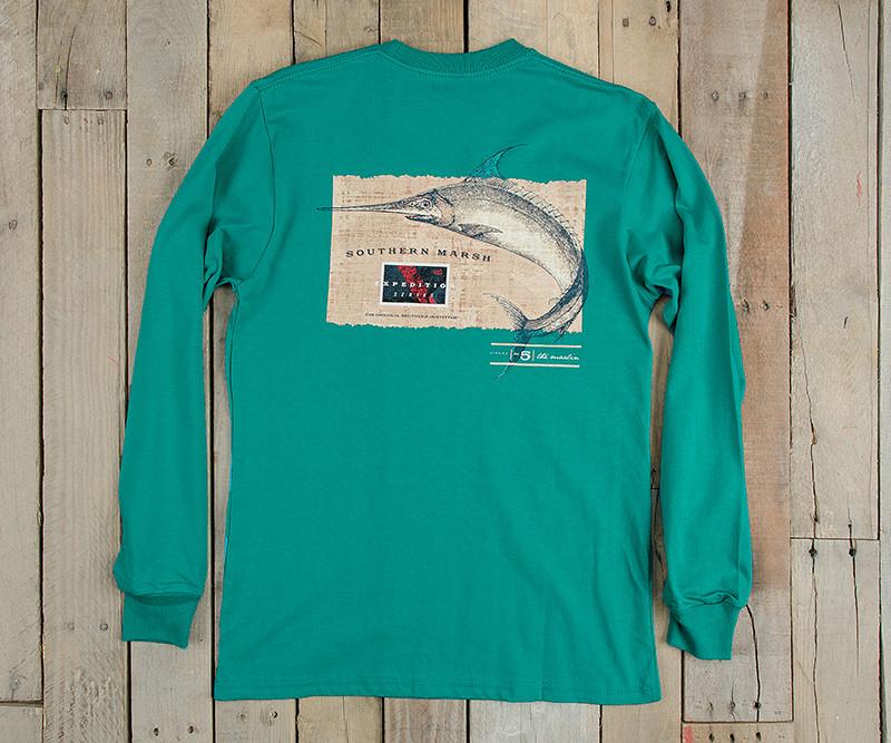 Teal | Expedition Series Tee | Marlin | Long Sleeve